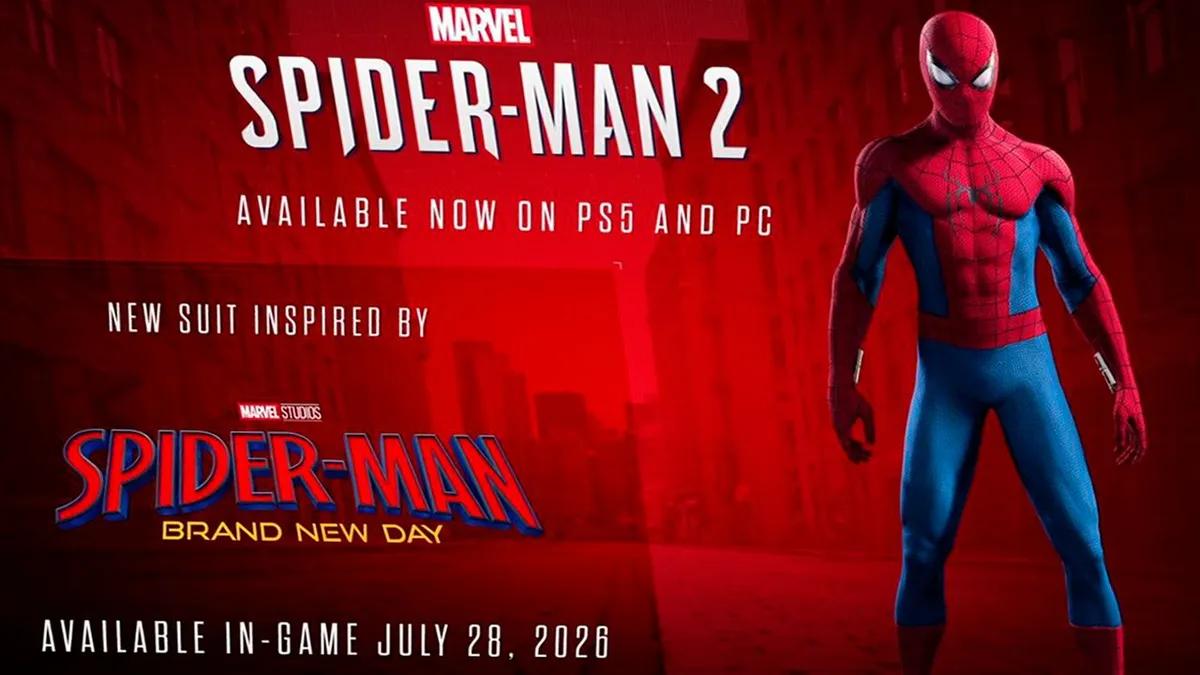 Spider-Man 2 de Marvel aura droit à un nouveau costume – en hommage à la sortie de Spider-Man : Un jour nouveau