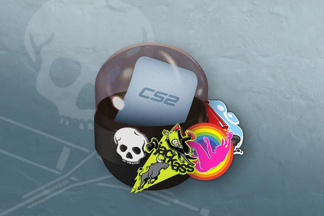 Valve a publié un pack d'autocollants « Jackass » en amont de la sortie du film « Jackass : The Best and the Last ».