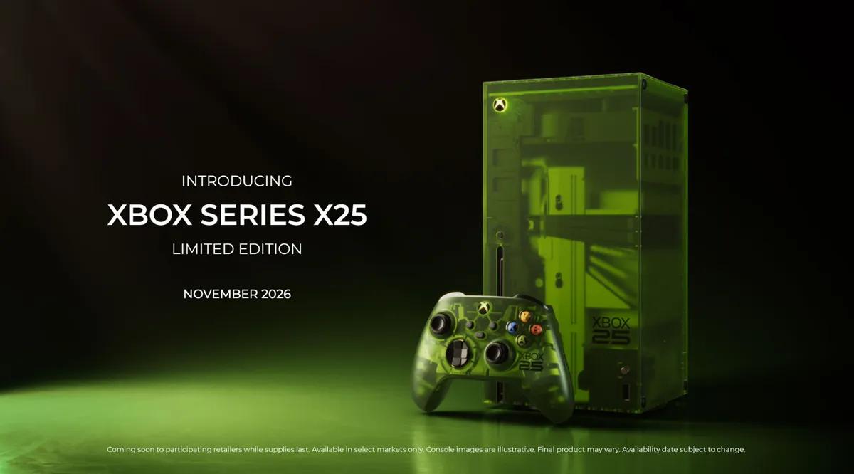 L'édition limitée Xbox Series X25 coûte aussi cher qu'une PS5 Pro