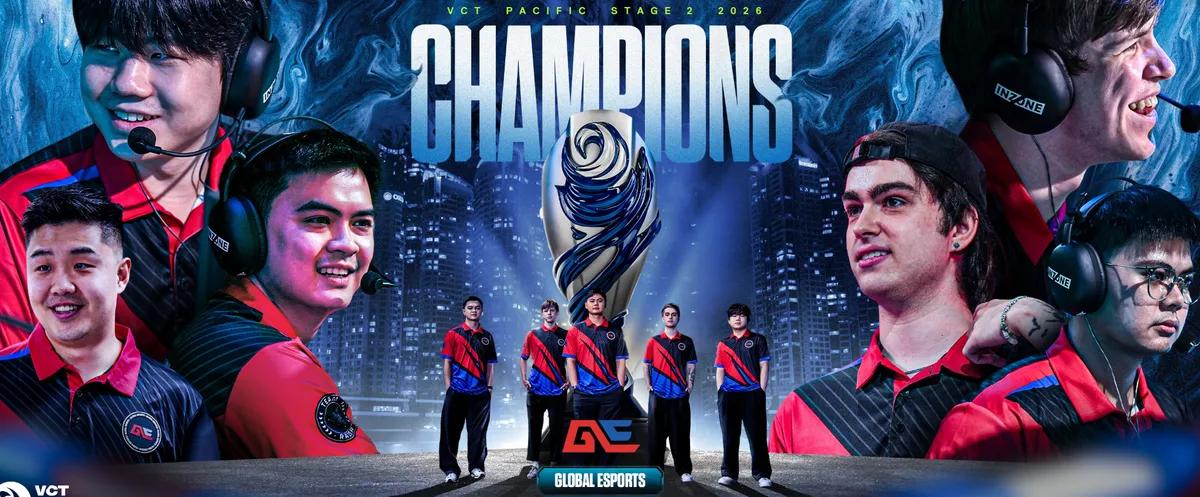 Global Esports remporte le VCT 2026 : Phase 2 - Pacifique