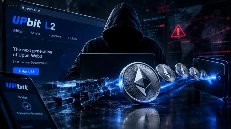 Des escrocs ont créé une fausse plateforme Upbit L2 et ont dérobé 2 millions de dollars en ETH.