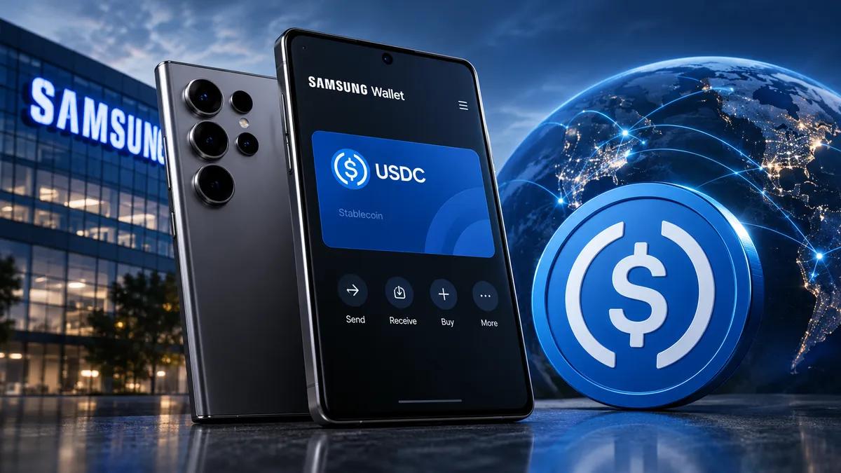 Samsung va intégrer l'USDC sur 82 millions de téléphones Galaxy