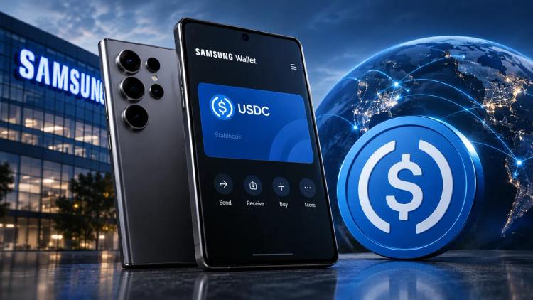 Samsung va intégrer l'USDC sur 82 millions de téléphones Galaxy