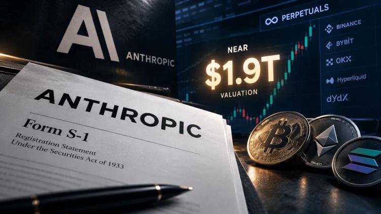 Anthropic dépose son formulaire S-1 et les experts en cryptomonnaies l'avaient déjà valorisée à près de 1,9 billion de dollars.