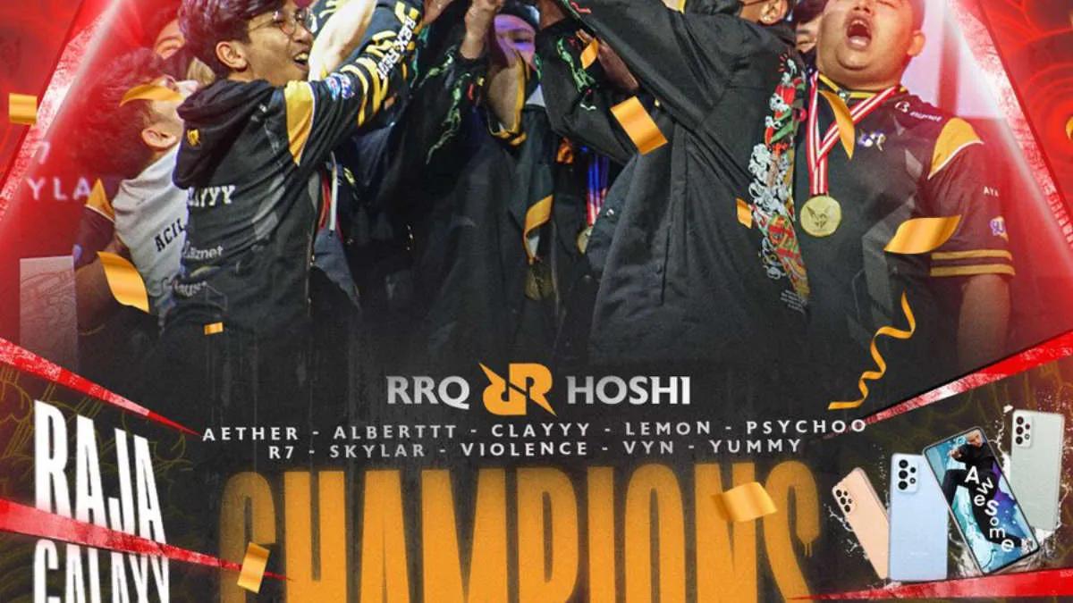 RRQ Hoshi est devenu le champion de MPL Indonesia Season 9 par Mobile Legends : Bang Bang