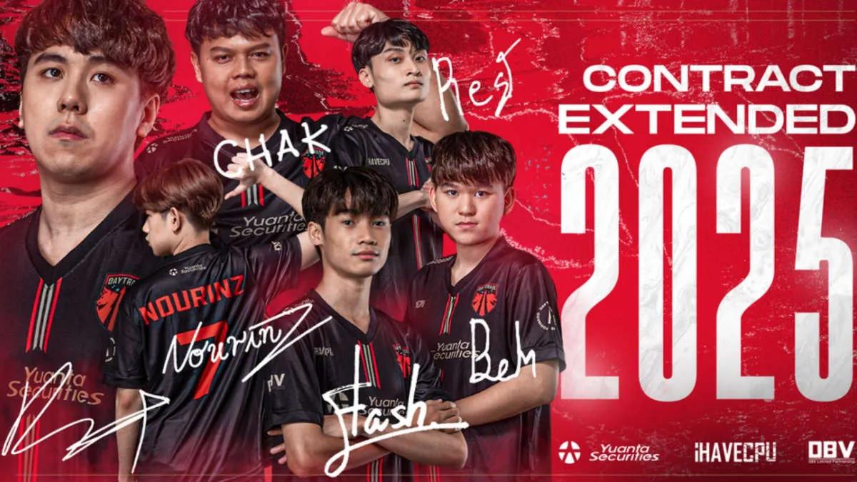 Daytrade Gaming contrats prolongés avec des joueurs pour trois ans
