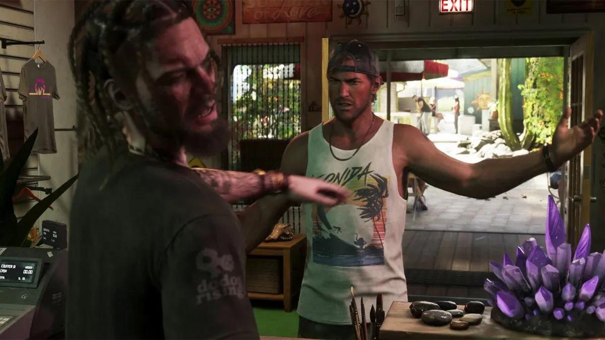 Cyberleek a montré un nouveau, troisième gameplay de GTA 6 aujourd'hui — Jason dans un magasin du jeu