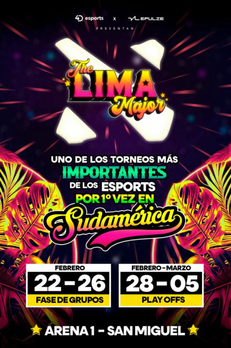 La date de début de la vente des billets pour 4D Esports Lima Major 2023 est connue Photo 1