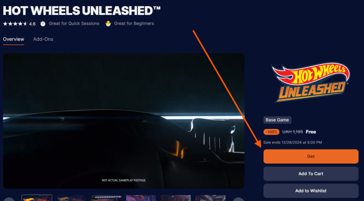 Obtenez HOT WHEELS UNLEASHED gratuitement avec le concours Epic Games Giveaway 3