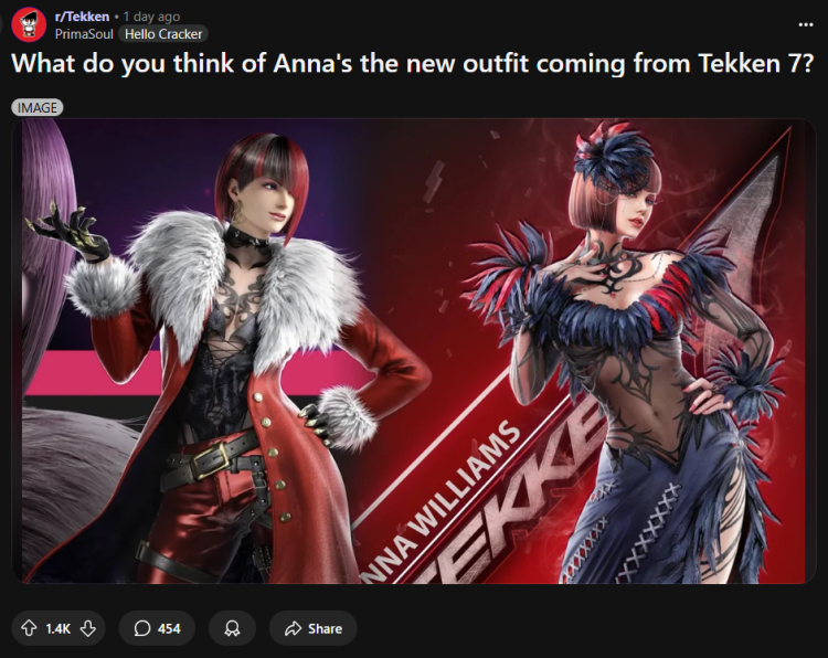 Le réalisateur de Tekken 8 fait taire les critiques sur le nouveau look d'Anna Williams 1