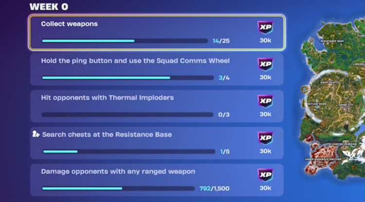 Toutes les quêtes et tous les défis du chapitre 6 de la saison 3 de Fortnite: Décomposition complète 1