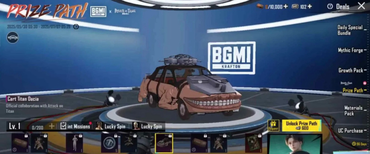Événement PUBG Mobile x Attack on Titan: description complète du parcours des prix, des récompenses et comment participer 1