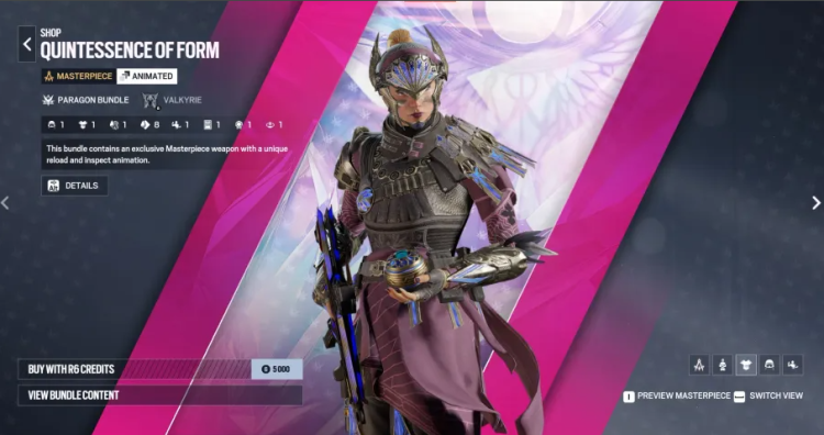 L'offre groupée Valkyrie Paragon marque le premier ensemble mythique dans Rainbow Six Siege 1