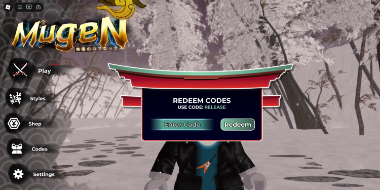 Roblox Mugen Codes juillet 2025 2