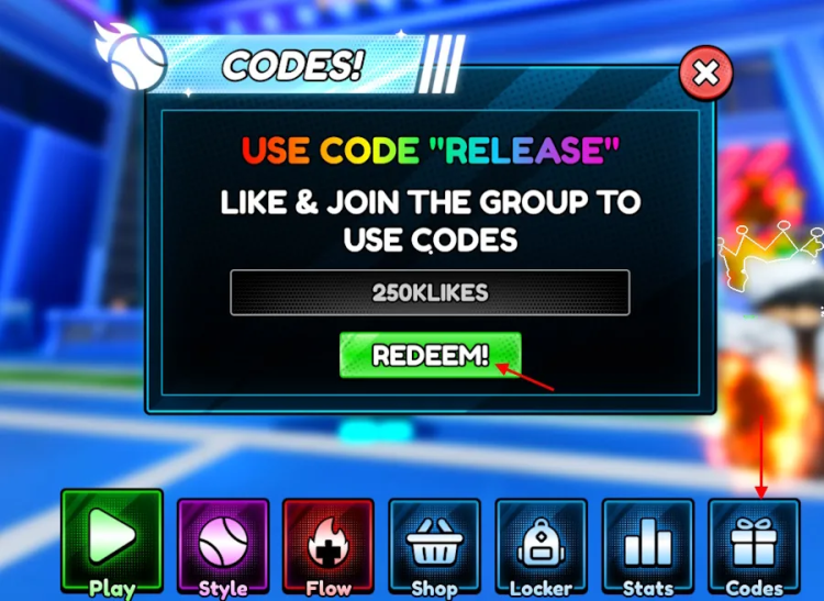Roblox Tennis Zero Codes septembre 2025 2