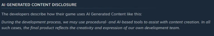Les règles de divulgation de l'IA de Steam sont remises en question par Epic, tandis que l'industrie débat des futurs flux de travail 1