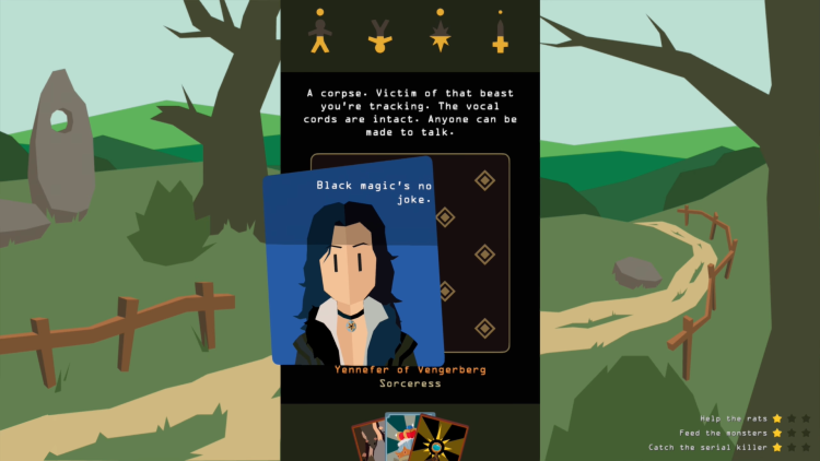 Une nouvelle ballade de Geralt dans Reigns: The Witcher 1