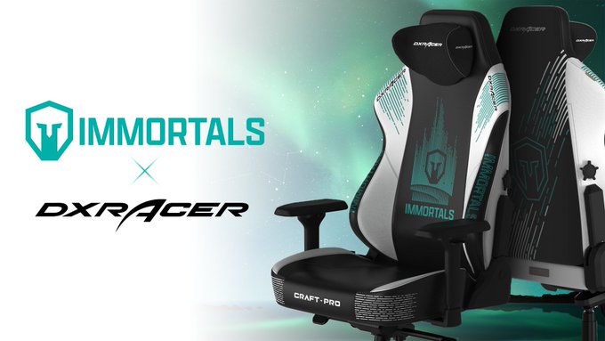 Immortals a signé un contrat de trois ans avec DXRacer. Photo 1